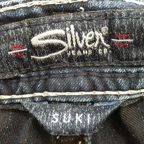 Silver Suki High Rise Boot Cut Jeans Sz25 - Picture 2 of 9